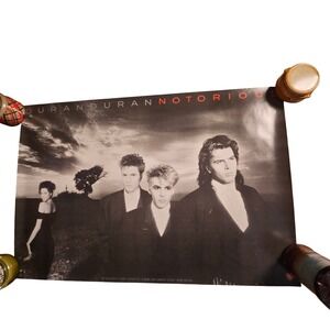 Duran Duran Notorious Vintage 1986 Large Promo Poster Record Store Display 24x36